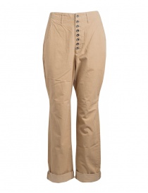 Kapital beige trousers with button closure K74LP162 KAPITAL order online