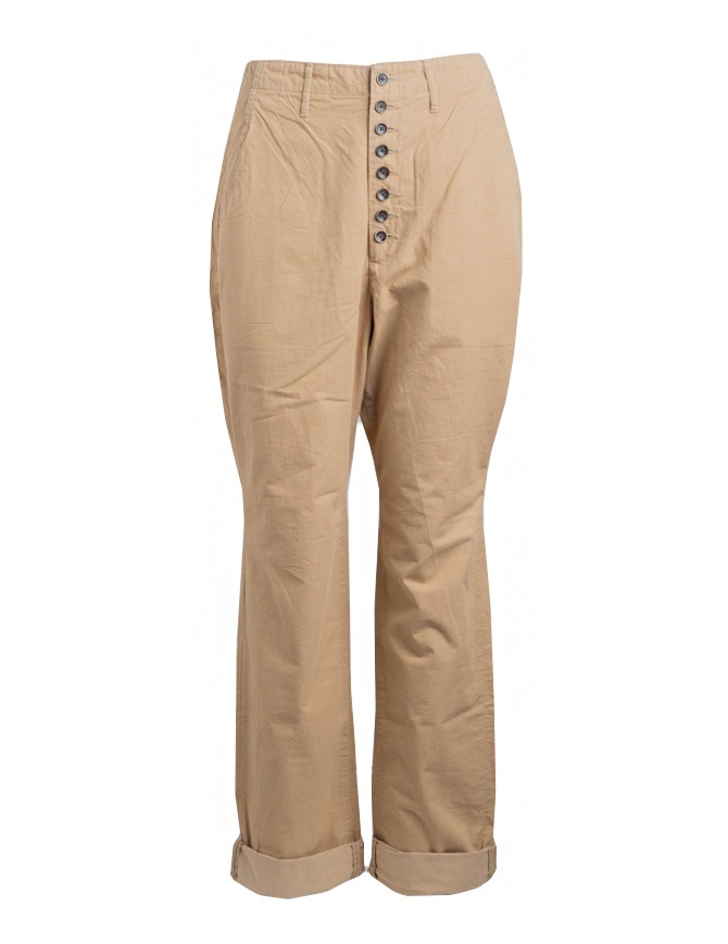 Kapital beige trousers with button closure K74LP162 KAPITAL