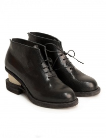 Petrosolaum shoes with wooden heel 8124-PTR1 SLIT MID WOOD