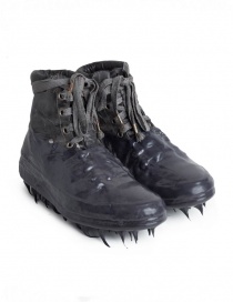 Carol Christian Poell dark grey shoes with high rubber dripped sole AM/2524 ROOMS-PTC/19 HIGH-RUBBER