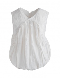 Kapital white sleeveless balloon shirt