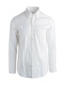 Camicia Golden Goose bianca in cotone piquet G34MP522.A1 WHITE order online