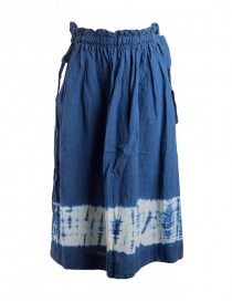 Kapital indigo skirt in linen KOR608SK93 IDG