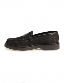 Adieu Type 5 loafer in black perforated fabric buy online