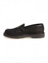 Adieu Type 5 loafer in black perforated fabric shop online mens shoes