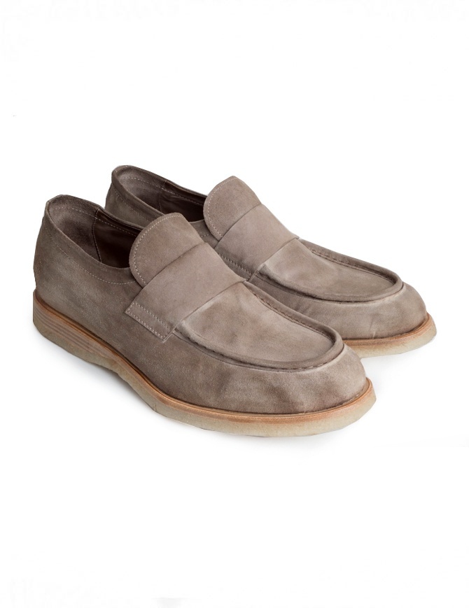 Mocassino Shoto Melody Dive scamosciato beige 9736 MELODY VELOUR DIVE TAU calzature uomo online shopping
