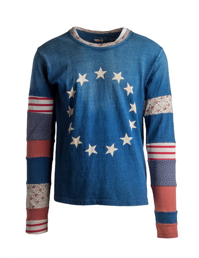 Kapital long sleeve t-shirt USA star-spangled flag K1502LC153 RED mens t shirts online shopping