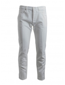 Pantaloni bianchi Golden Goose deluxe G34MP512.A3 WHITE DESTROYED order online