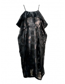 Miyao transparent black dress with shoulder straps MQ-O-05 BLACK