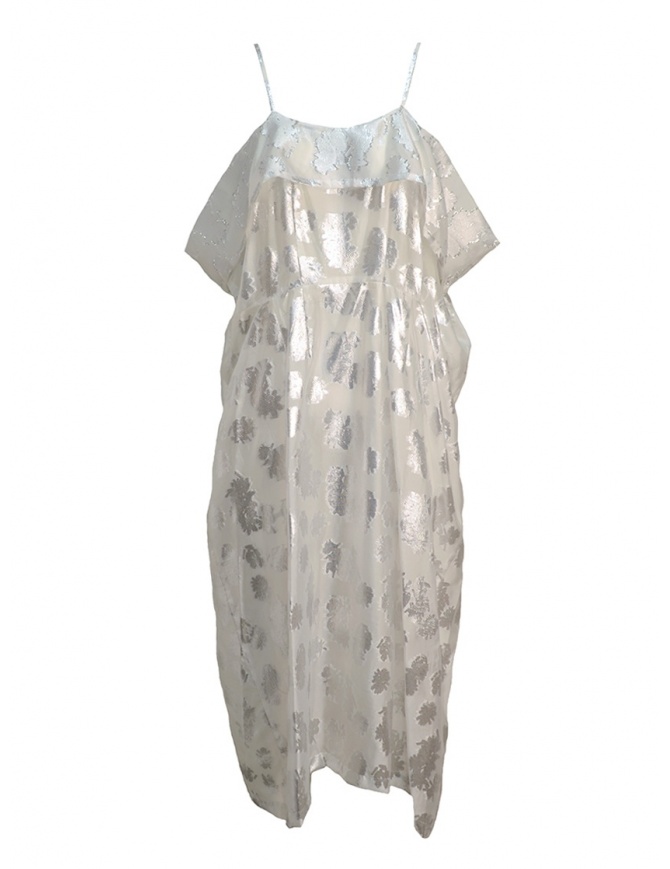 Miyao transparent white dress with shoulder straps MQ-O-05 WHITE womens dresses online shopping