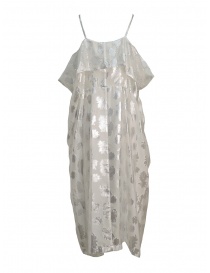 Miyao transparent white dress with shoulder straps buy online