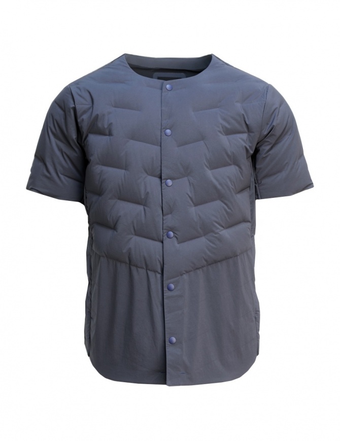 Allterrain By Descente navy quilted shirt DAMNGC44-NVSL mens shirts online shopping