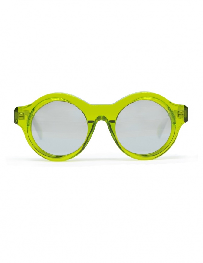 Occhiali da sole Kuboraum A1 in acetato verde A1 44-21 GR silver occhiali online shopping