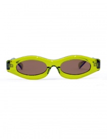 Occhiale da sole Kuboraum Maske Y5 in acetato verde Y5 50-21 GR brown