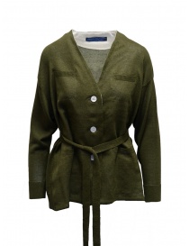 Hiromi Tsuyoshi khaki cardigan buy online