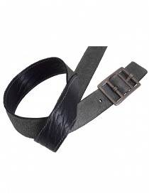 Carol Christian Poell belt in black bison leather price