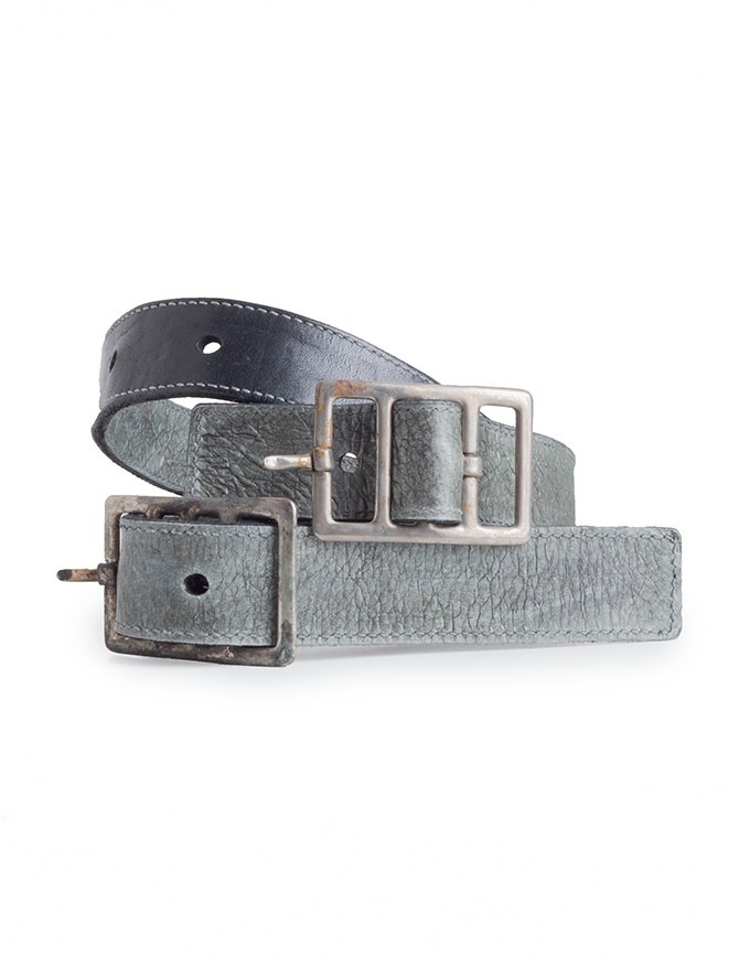 Carol Christian Poell black belt split in two parts in cow leather AM/2624-IN PABEL-PTC/010 belts online shopping