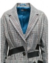 Kolor jacket with black stripes and white checkered pattern 19SCL-J01156 WHITE CHECK price