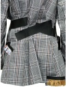 Giacca Kolor con bande nere e fantasia a quadri bianca prezzo 19SCL-J01156 WHITE CHECKshop online