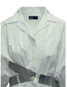 Kolor silver stripes white shirt 19SCL-B03151 WHITE price
