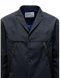 Kolor jacket diagonal pockets dark navy price