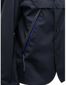Kolor jacket diagonal pockets dark navy mens suit jackets buy online