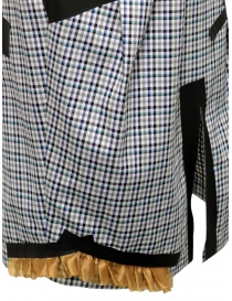 Kolor gonna con quadri blu bianchi neri gonne donna prezzo