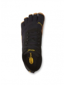 Scarpa nera Vibram Fivefingers con suola marrone prezzo