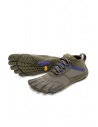 Scarpa Vibram Fivefingers verde militare viola da donna V-TREK acquista online 18W-7402 V-TRK FIVEFINGERS