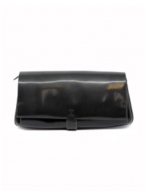 Delle Cose black polished horse leather wallet 81 HORSE BLK 26 POLISHED