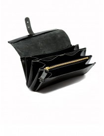 Delle Cose black polished horse leather wallet wallets buy online
