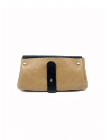 Delle Cose black and beige calf leather wallet buy online