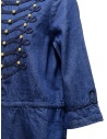 Kapital indigo short dress with golden buttons K1903LS016 IDG buy online