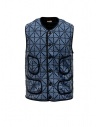 Kapital vest blue and black with pockets buy online K1810SJ092 BLUE