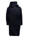 Cappotto Kapital nero con chiusure multiple acquista online EK-447 BLACK