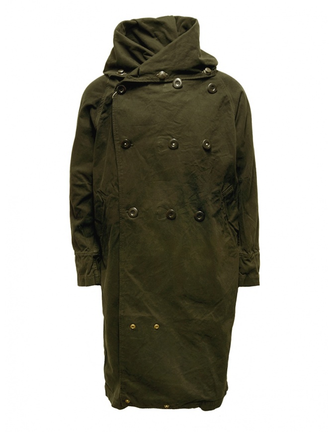 Cappotto Kapital khaki con chiusure multiple EK-447 KHAKI cappotti uomo online shopping