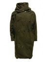 Cappotto Kapital khaki con chiusure multiple acquista online EK-447 KHAKI