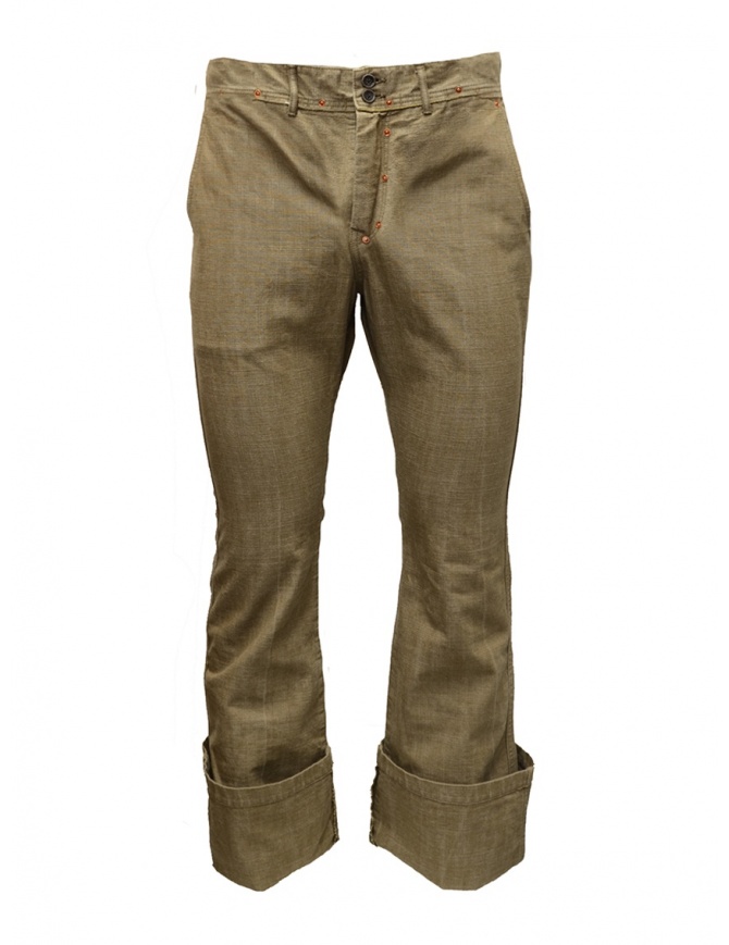 Pantaloni Kapital beige con tascone EK 02 KAPITAL pantaloni uomo online shopping