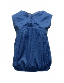 Womens shirts online: Kapital navy balloon camisole