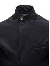 Kapital navy coat with printed lining mens jackets buy online