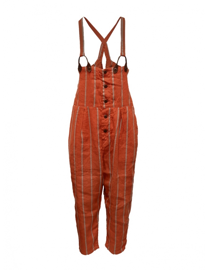 Kapital red striped salopette K1903OP037 RED womens trousers online shopping