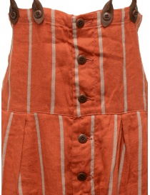 Salopette Kapital rossa a righe pantaloni donna acquista online