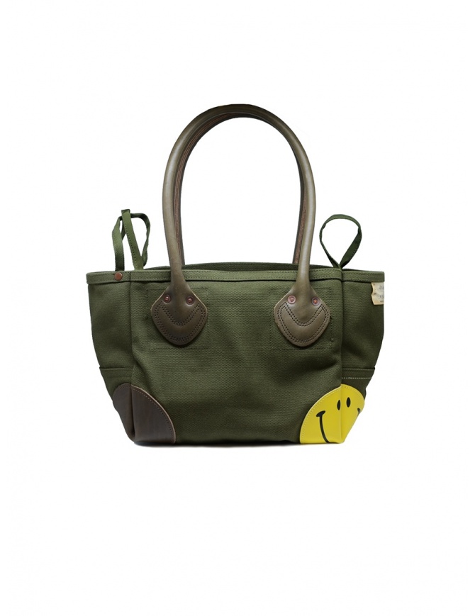 Kapital khaki bag with smiley K1903XB505 KHA bags online shopping
