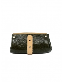 Delle Cose beige and khaki calf leather wallet buy online