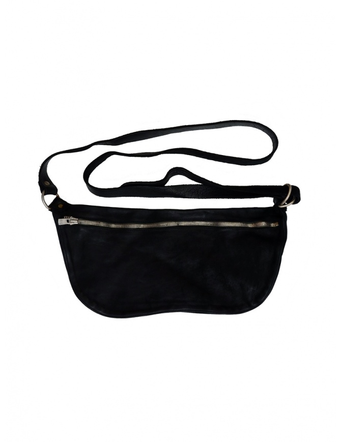 Guidi black horse leather fanny pack Q10M SOFT HORSE FULL GRAIN BLKT belts online shopping