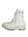Stivali da combattimento Carol Christian Poell bianchi con laccishop online calzature uomo