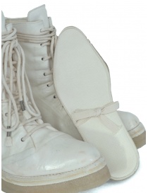 Stivali da combattimento Carol Christian Poell bianchi con lacci calzature uomo prezzo