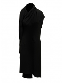 Marc Le Bihan black dress with multiple closures 2158 NERO order online