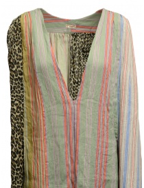 Kapital linen and cotton pastel patchwork dress price