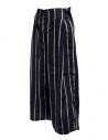 Pantaloni Kapital cropped blu navy a strisceshop online pantaloni donna